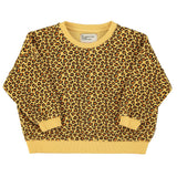 Piupiuchick Sweatshirt Mustard Animal Print