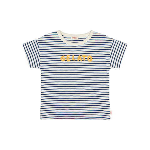 Buho Stripes T-Shirt Navy