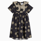 Wolf & Rita Girl Dress Silvia Woven Polka Black