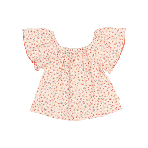 Buho Picnic Blouse Coral