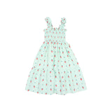 Buho Strawberry Dress Aqua