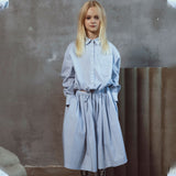 Unlabel Lynn Skirt Blue/Milk Stripes