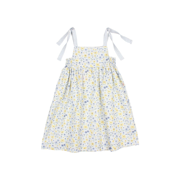 Buho Picnic Dress Sky Blue
