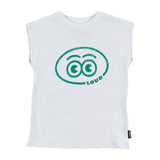 Loud Apparel Geranio T-Shirt Loose Fit Delicate Blue