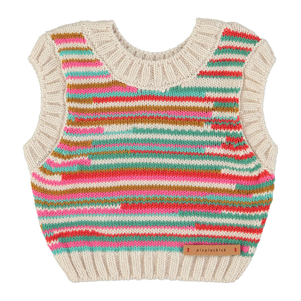 Piupiuchick Knitted Top Multicolor