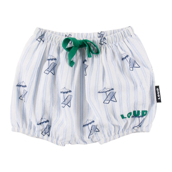 Loud Apparel Bar Baby Bloomers Relaxed Fit Deckchair Aop