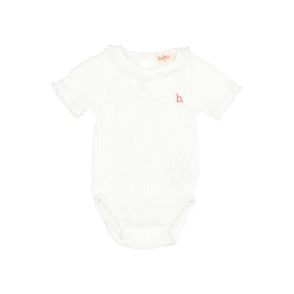 Buho BB Rib Bodysuit White
