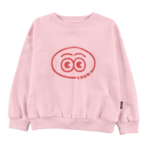 Loud Apparel Luigi Sweater Relaxed Fit Orchid Pink