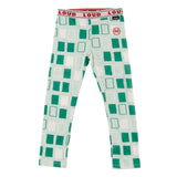 Loud Apparel Menta Leggings Loud Abstract Check Aop