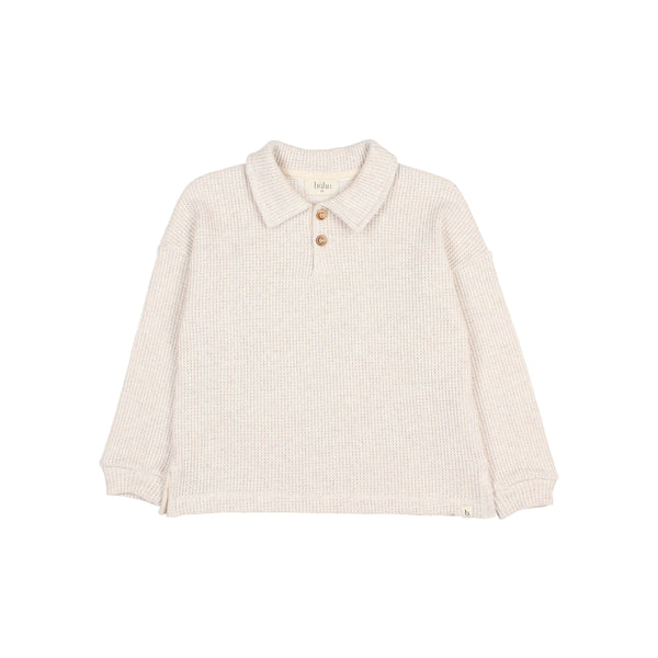 Buho Waffle Polo Ivory