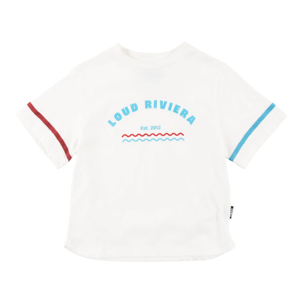 Loud Apparel Azzurra T-Shirt Loose Fit Gardenia