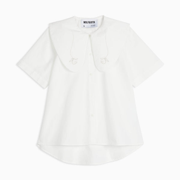 Wolf & Rita Girl Blouse Raquel Woven Snow