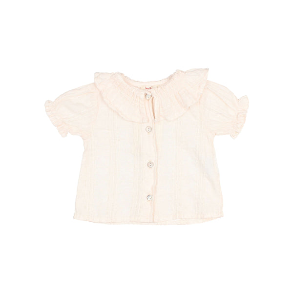 Buho BB Chic Lurex Blouse Cream Pink