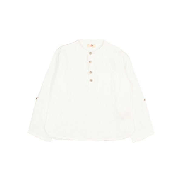 Buho Linen Kurta White