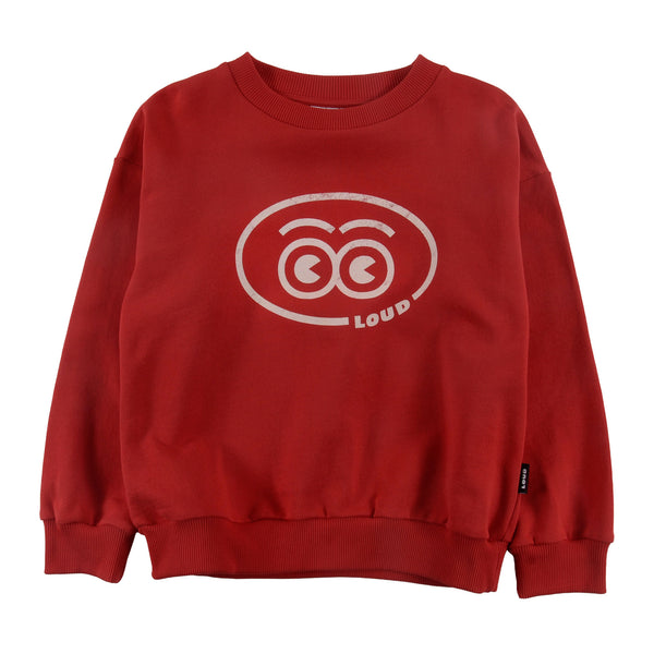 Loud Apparel Luigi Sweater Relaxed Fit Red