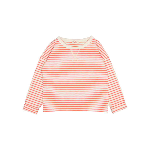 Buho Sailor Stripes T-Shirt Coral