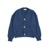 Buho Cotton Cardigan Navy