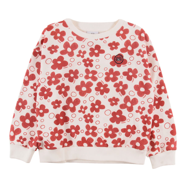 Loud Apparel Fiori Sweater Relaxed Fit Flower Aop