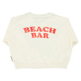 Piupiuchick Sweatshirt Ecru W/ Ice Cream Print