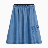 Wolf & Rita Girl Skirt Silvina Woven Lazuli