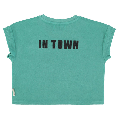 Piupiuchick T'Shirt Turquoise W/ "Best Friend" Print