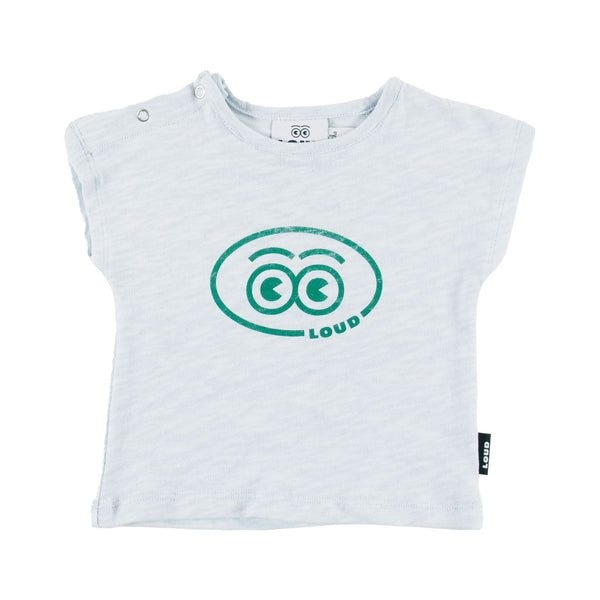 Loud Apparel Fontelina Baby T-Shirt Relaxed Fit Delicate Blue