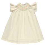 Bebe Organic Luna Butterfly Dress Antique Lace