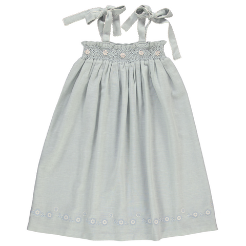 Bebe Organic Maya Special Dress Cloud Blue