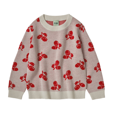 Fub Acorn Blouse Ecru/Red