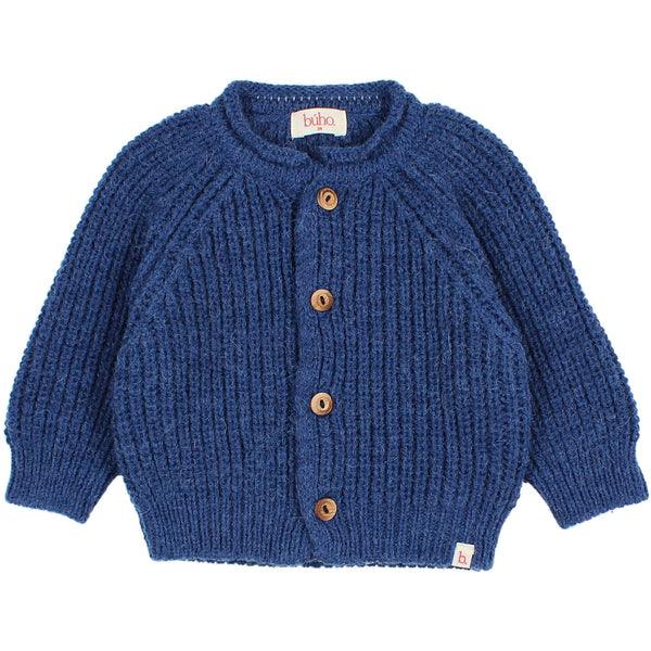 Buho BB Soft Knit Cardigan Marine by Búho Barcelona