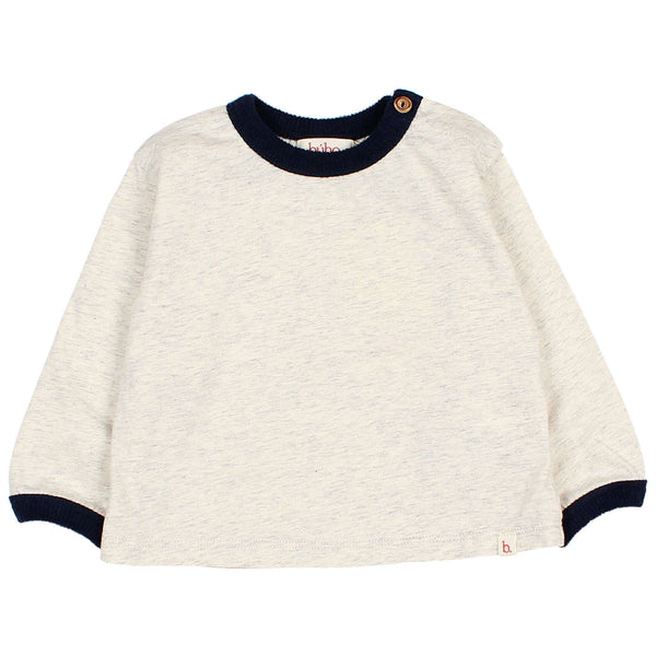 Buho BB Melange T-Shirt Navy by Búho Barcelona