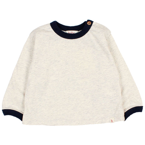 Buho BB Melange T-Shirt Navy by Búho Barcelona