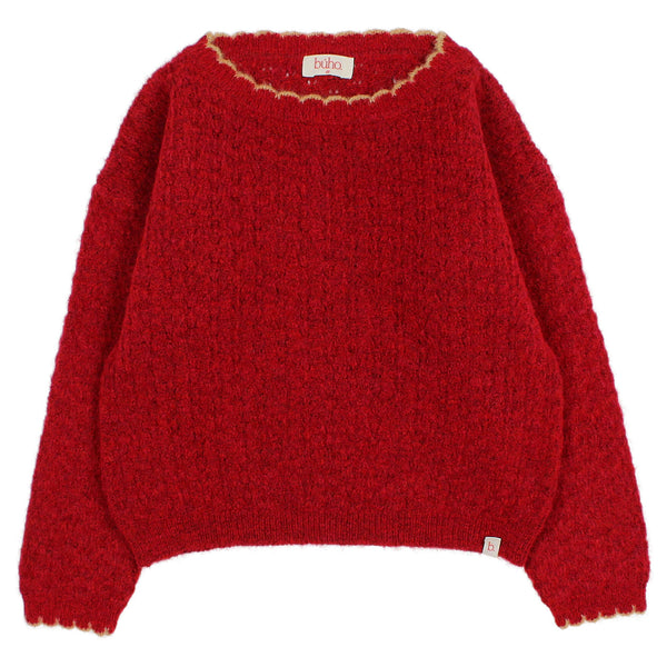 Buho Girly Jumper Cherry by Búho Barcelona