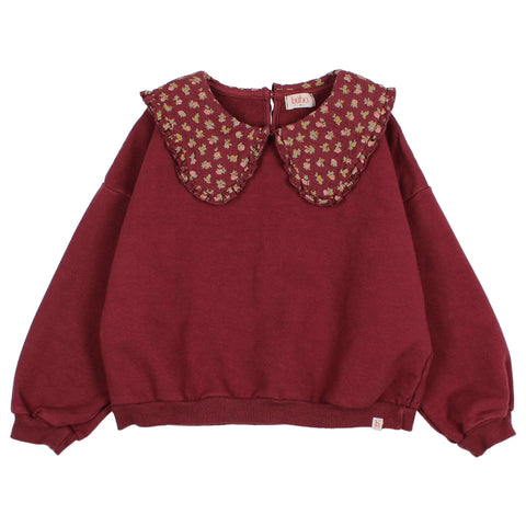 Buho Cottage Sweatshirt Pomegranate by Búho Barcelona