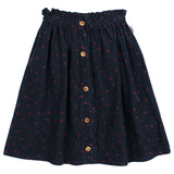 Buho Mini Cuore Skirt  Navy by Búho Barcelona