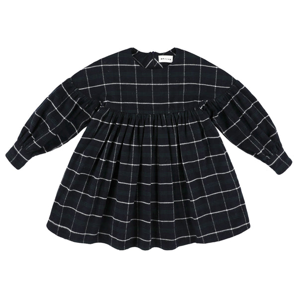 Morley Zeyneb Long Girls Sleeve Dress Bleu