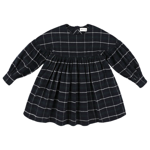 Morley Zeyneb Long Girls Sleeve Dress Bleu