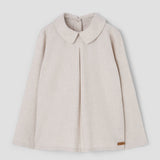 Popelin top sand with pleat || 19.2
