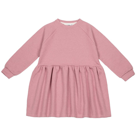 Beau Loves Glitter Pink Baby Raglan Dress