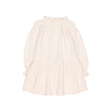 Buho Boble Plumeti Dress Cream Pink