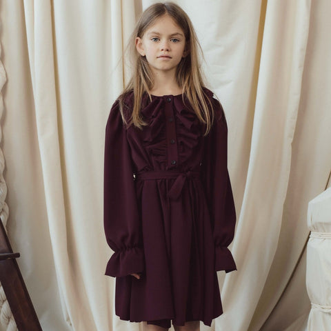 Unlabel Erwynn Dress Royal Burgundy