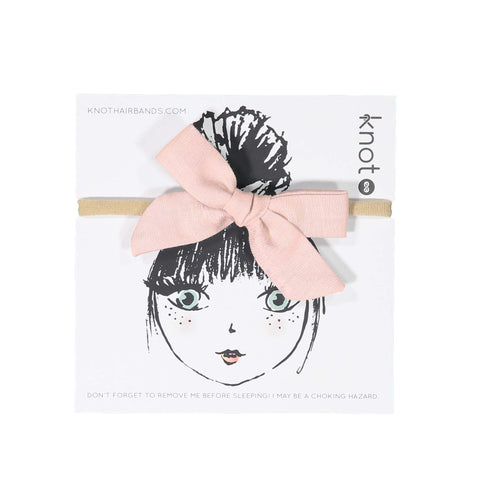 Knot Hairbands Bloom Bow Band // Blush