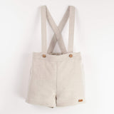 Popelin Sand Dungarees With Straps