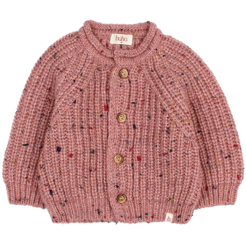 Buho BB Botonato Cardigan Peony by Búho Barcelona