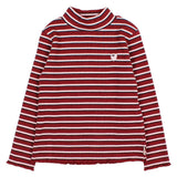 Buho Fancy Stripes T-Shirt Pomegranate by Búho Barcelona