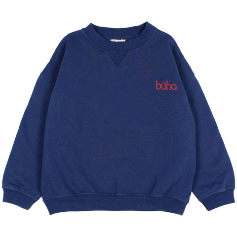 Buho Fleece Sweatshirt Marine by Búho Barcelona