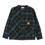 Loud Apparel Shirt Regular Fit, Front Pocket, Ice Skate Embroidery Motif Check