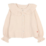 Buho Plumeti Blouse Cream Pink by Búho Barcelona