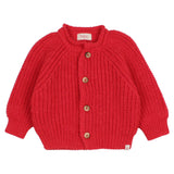 Buho BB Soft Knit Cardigan Poppy Red by Búho Barcelona