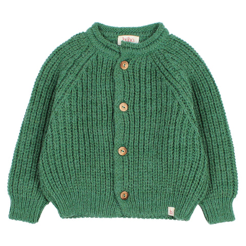 Buho BB Soft Knit Cardigan Forest Green by Búho Barcelona